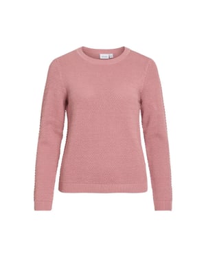 Vila vidalo o-neck l/s knit top- noos 14082767 nostalgia