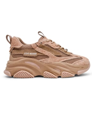 Steve Madden Possession-e soft blush suède dames sneaker