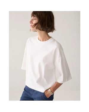 Summum 3s5332-30799 122 tee heavy jersey ivory