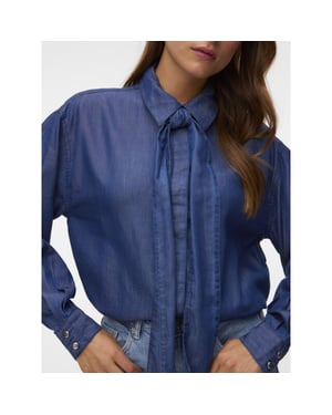 Vero Moda Vmzitta ls tie shirt exp