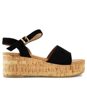 V.gan Vegan Gotu Cork Wedge Sandals