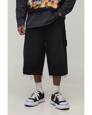 Let Down Hem Double Carpenter Loop Overdye Denim Jorts