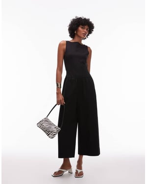 & Other Stories ärmlös jumpsuit med vida ben i svart