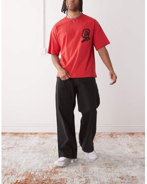 Cheap Monday x Landon Barker Looser baggy jeans i tvättad svart