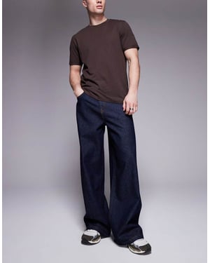 ASOS DESIGN lösa jeans i råtvätt