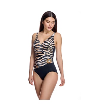 Women's Swimsuit V-Neck Bathing Suit W260970