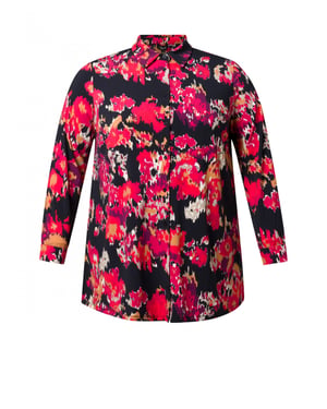 COLLETTA Neeltje Tops - Soft Red/Multi Colou