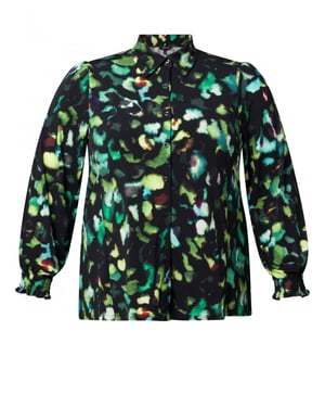 COLLETTA Noelle Tops - Green/Multi-Colour
