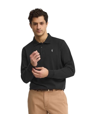 Men's Polo Shirt Long Sleeve Regular Fit POLO-SHIRT-L-S3