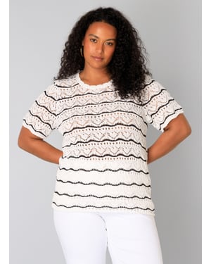 YEST CURVE Ulrika Tops - White/Black