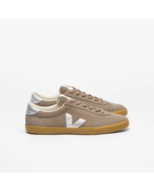 Veja volley suede vo0321865a moonrock silver