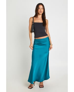 Tall Satin Slip Midaxi Skirt