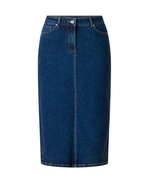 YEST CURVE Riva Essential Bottoms - Vintage Wash Denim