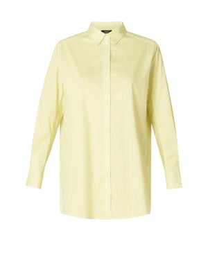 YEST CURVE Vaishnavi Tops - Off White/Citric Gre