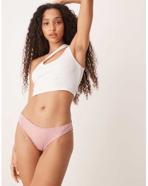 Free People happier than ever tanga brief in rose pink