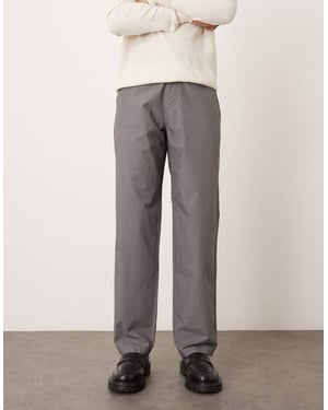 ARKET lightweight pull-on trousers in grey