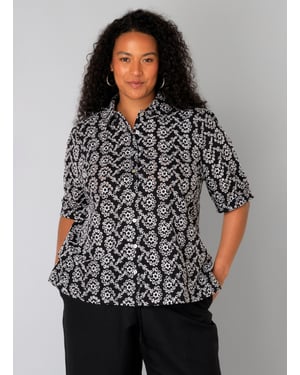 YEST CURVE Wing Tops - Black/Off White