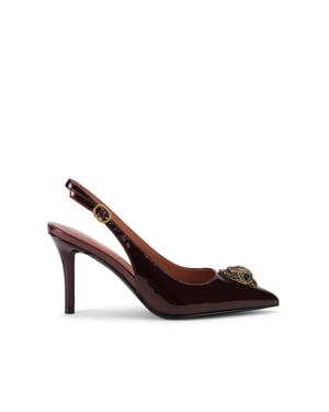 Kurt Geiger London Patent Leather Soho Sling Heels