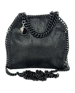 Stella McCartney Falabella Schoudertas in Zwart Leer
