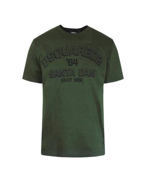 Dsquared2 Santa Dan 64 Mörkgrön T-shirt