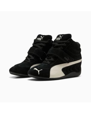 Puma Speedcat Wedge OG Suède Dames Zwart/Wit Sneakers