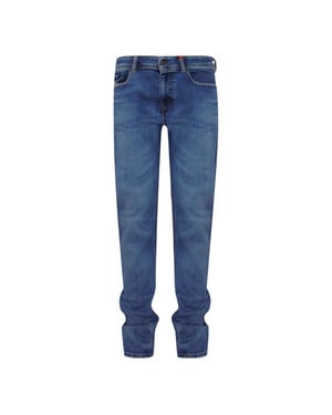 Diesel 1979 Sleenker Blauwe Denim Jeans