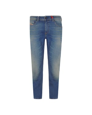 Diesel 1979 Sleenker Blauwe Denim Jeans