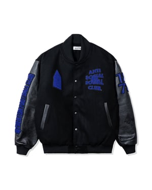 ASSC X Everton FC Evertonian Varsity Jacket - Black