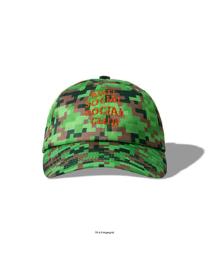 ASSC x Minecraft Pixel Camo 6P Hats in Green