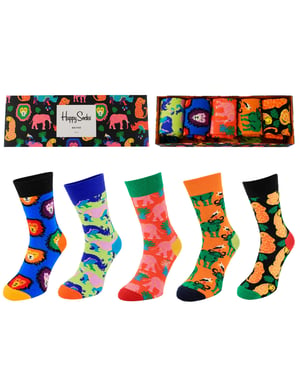Happy Socks 5-Pack Stripe Multicolour Gift Set