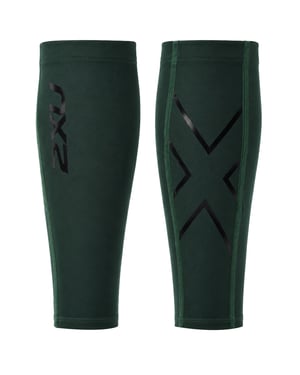 2XU Compression Dark Green Calf Guards