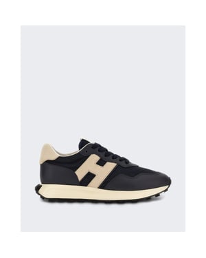 Hogan Heren veterschoenen sneaker met h-patch detail