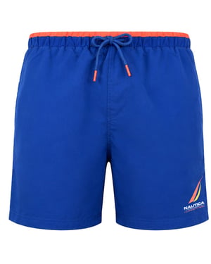 Nautica Decks Mens Navy Swim Shorts