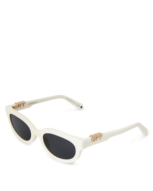 Accessories Off White Square Sunglasses in White Dark Grey