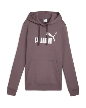 Women's Puma No. 1 Logo Tech Fleece Overhead Hoodie in Raisin