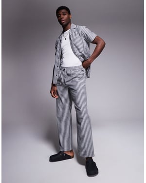 South Beach beach trouser in monochrome