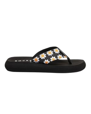 Rocket Dog Dames/Dames Adios Daisy teenslippers (Zwart)