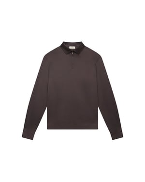Valenza Supima polo zip collar l/s polos 1172