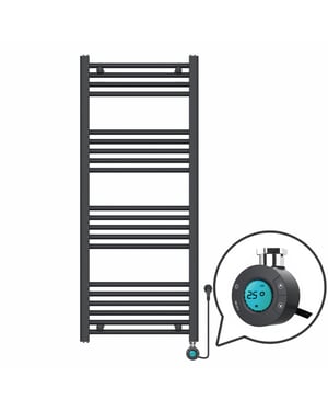 Vtw Living handdoekradiator elektrisch 1200 500 mm mat 500 watt