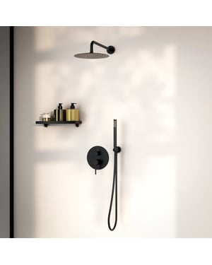 Mirlux Inbouw regendouche daro mat met thermostaatkraan 25 cm