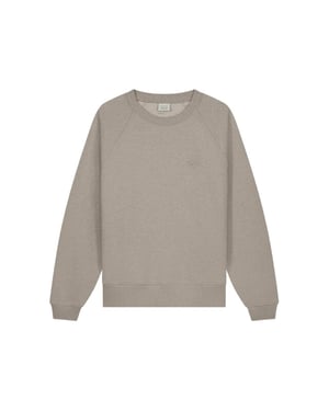 Filling Pieces 422630500397 sweaters sweatshirt embroidered knot melange