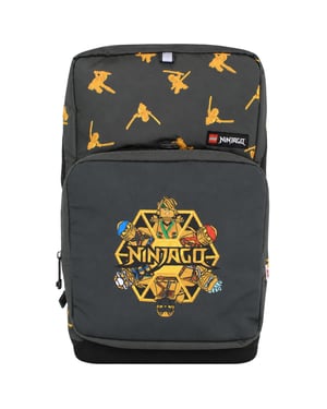 Lego 20L Ninjago Optimo Plus Kids Black/Yellow School Backpack