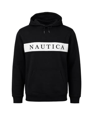 Nautica Serge Oh Mens Black Hoodie