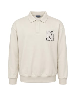 Nautica Colson Mens Ivory Polo Shirt
