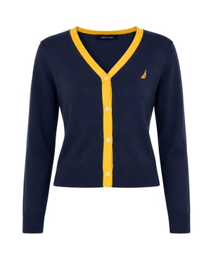 Nautica Dana Womens Dark Navy Sweater