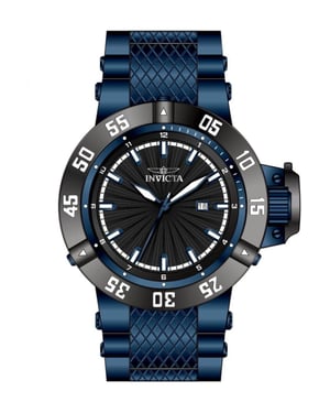 Invicta Subaqua 50795 Herenhorloge - Quartz Uurwerk - Roestvrij Staal met Zwarte Wijzerplaat - 50 mm