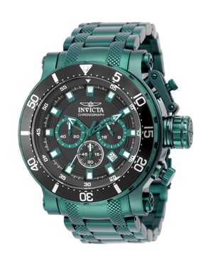 Invicta Coalition Forces 50765 Herenhorloge - Quartz Uurwerk - Roestvrij Staal met Zwarte Wijzerplaat - 52 mm