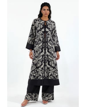 Bloemen Tuniek en Wijde Broeken Set