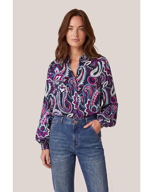 Caroline Tensen Chelsea Print Blouse Navy / Multi