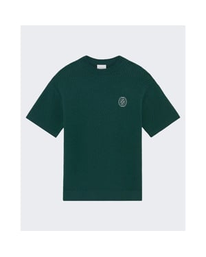 Drole De Monsieur Heren d mirror openwork knit t-shirt